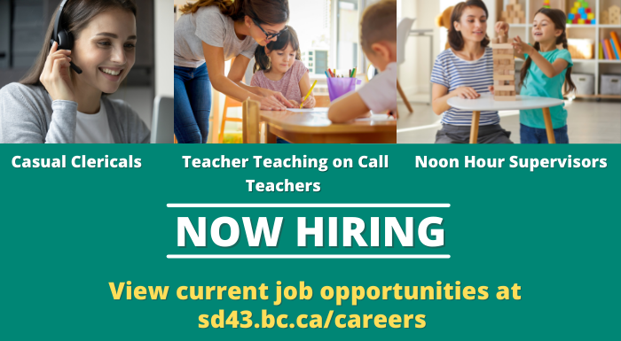 SD43 is Hiring! 