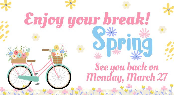 SD43 wishes everyone a happy and restful spring break!