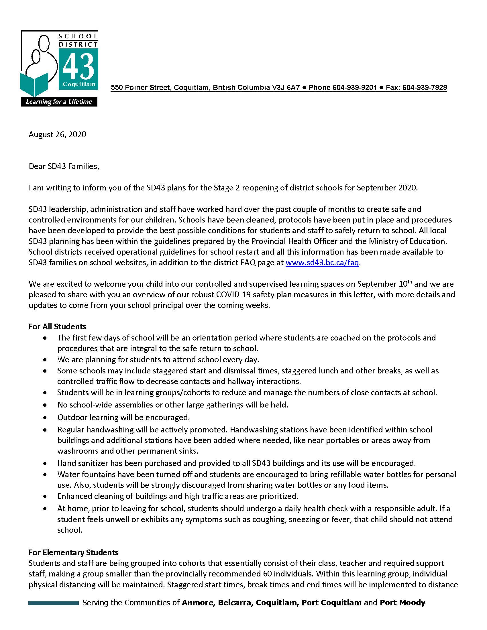 Superintendent Letter to Parents-Guardians re SD43 September 2020 08 26 2020_Page_1.jpg