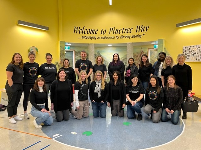 Staff Supporting Black Shirt Day