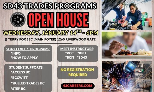 SD43 Trades Programs Open House