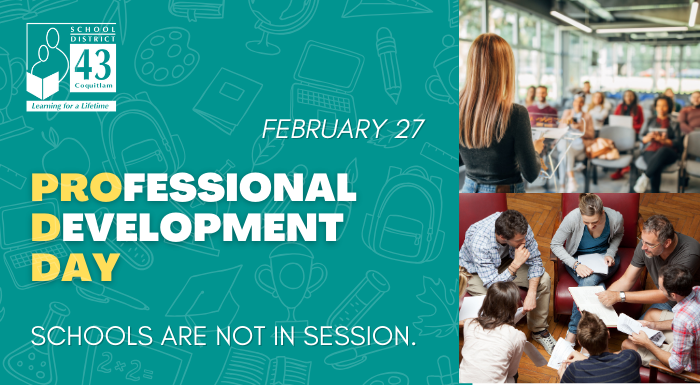 Friendly Reminder: Friday, February 27 is Pro-D Day