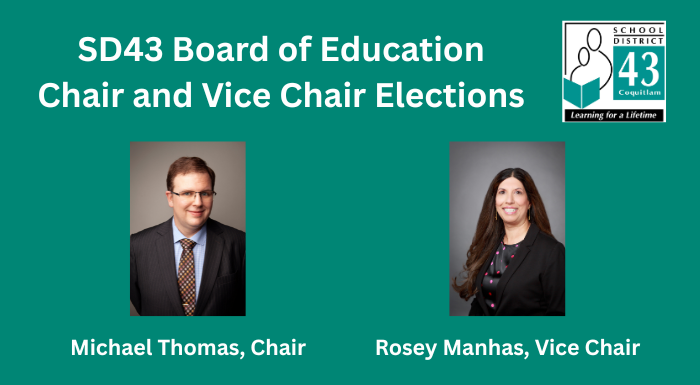 SD43 Board of Education Chair and Vice Chair Elections