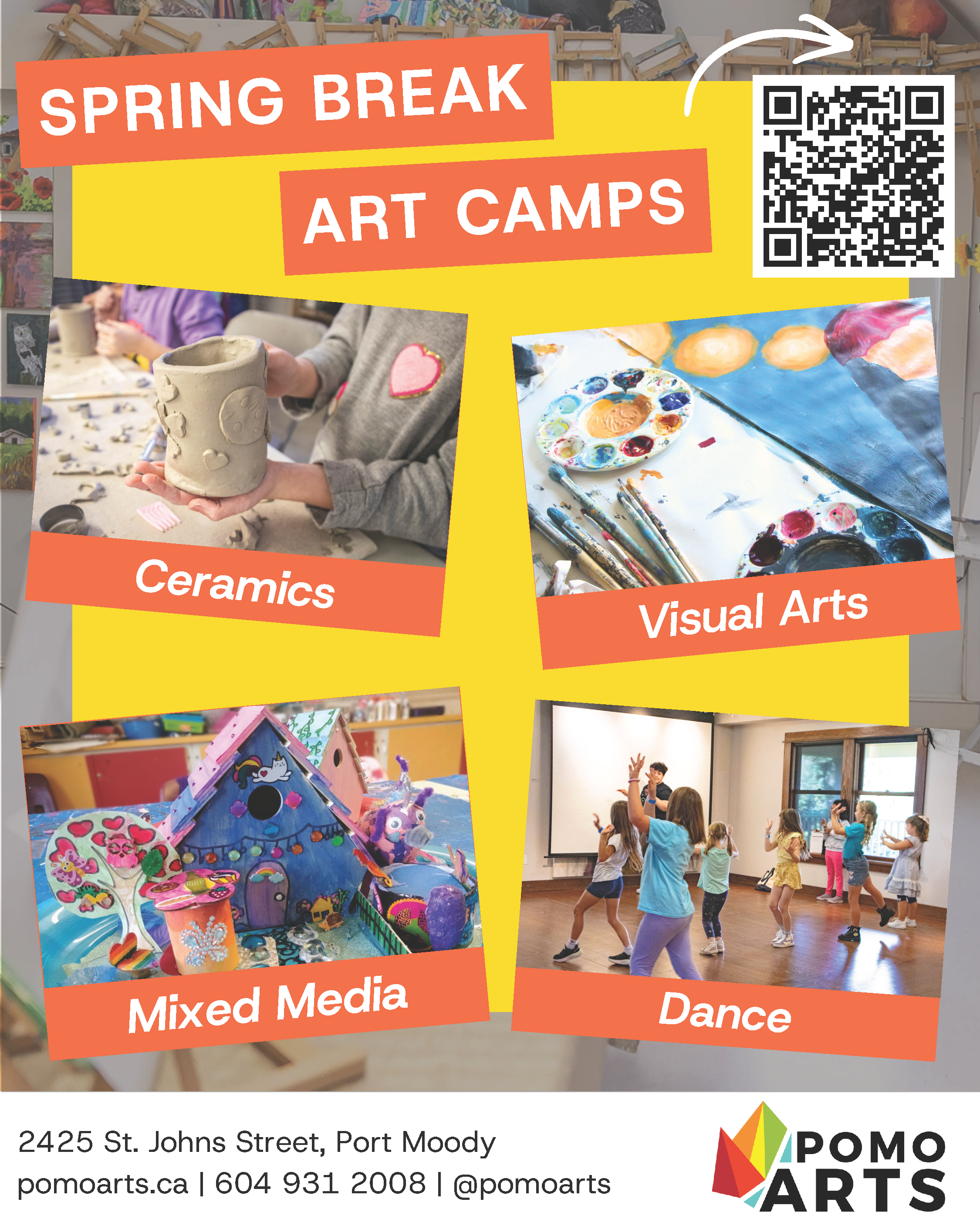 2026 PoMoArts Spring Break Art Camps Poster.png