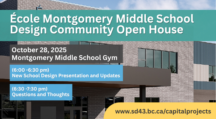 New École Montgomery Middle School Design Community Open House