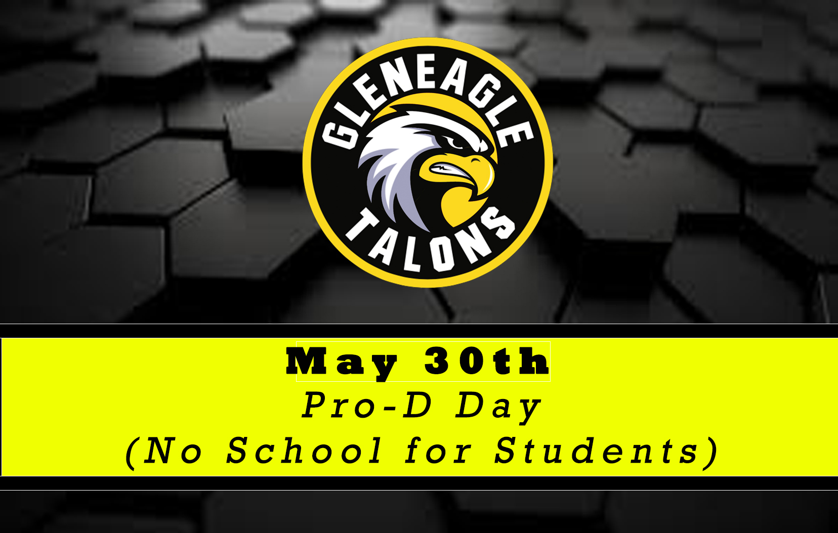 Pro-D Day May 30th (School Closed)