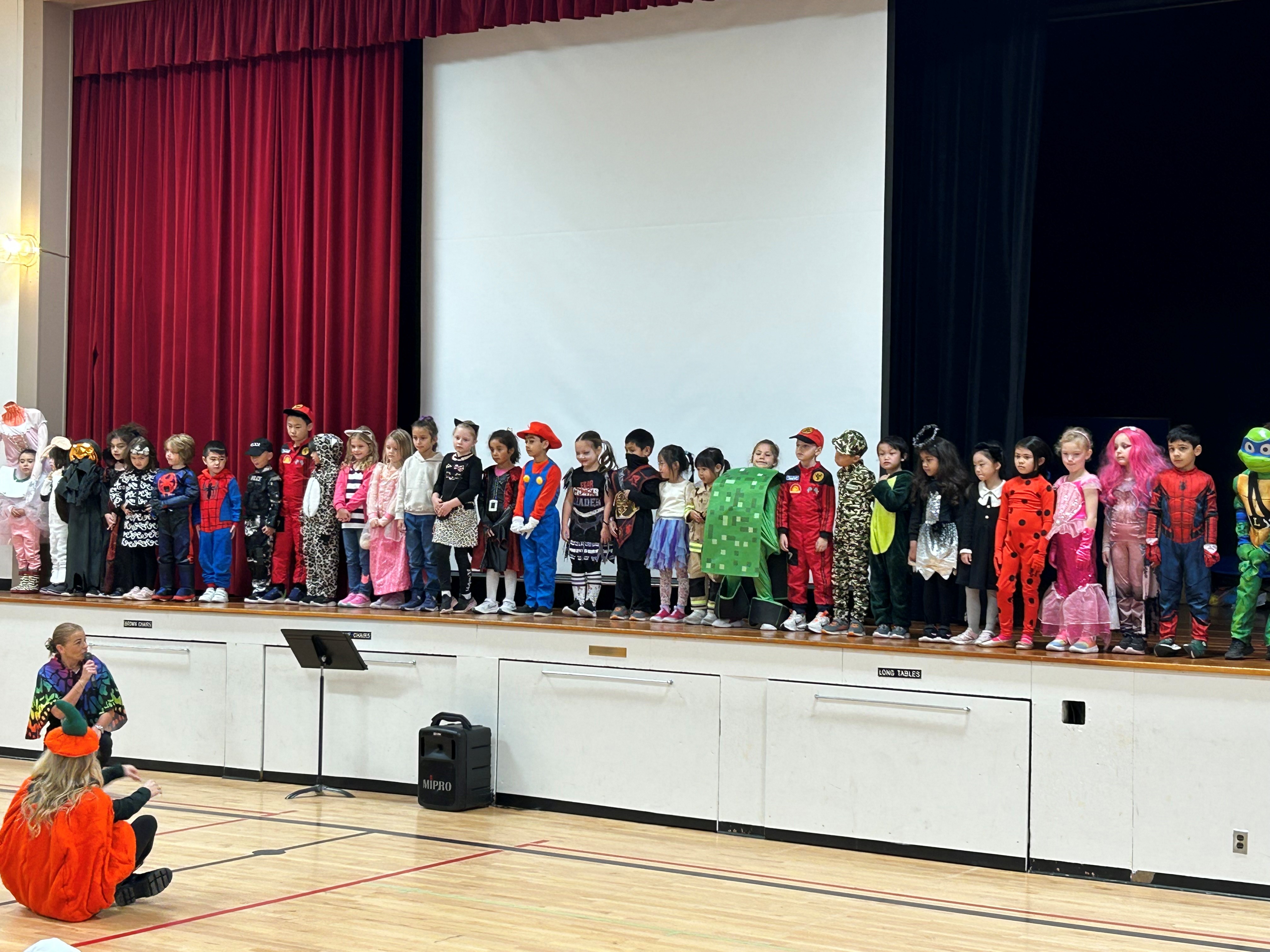 Division 7 and 8 Halloween Performance