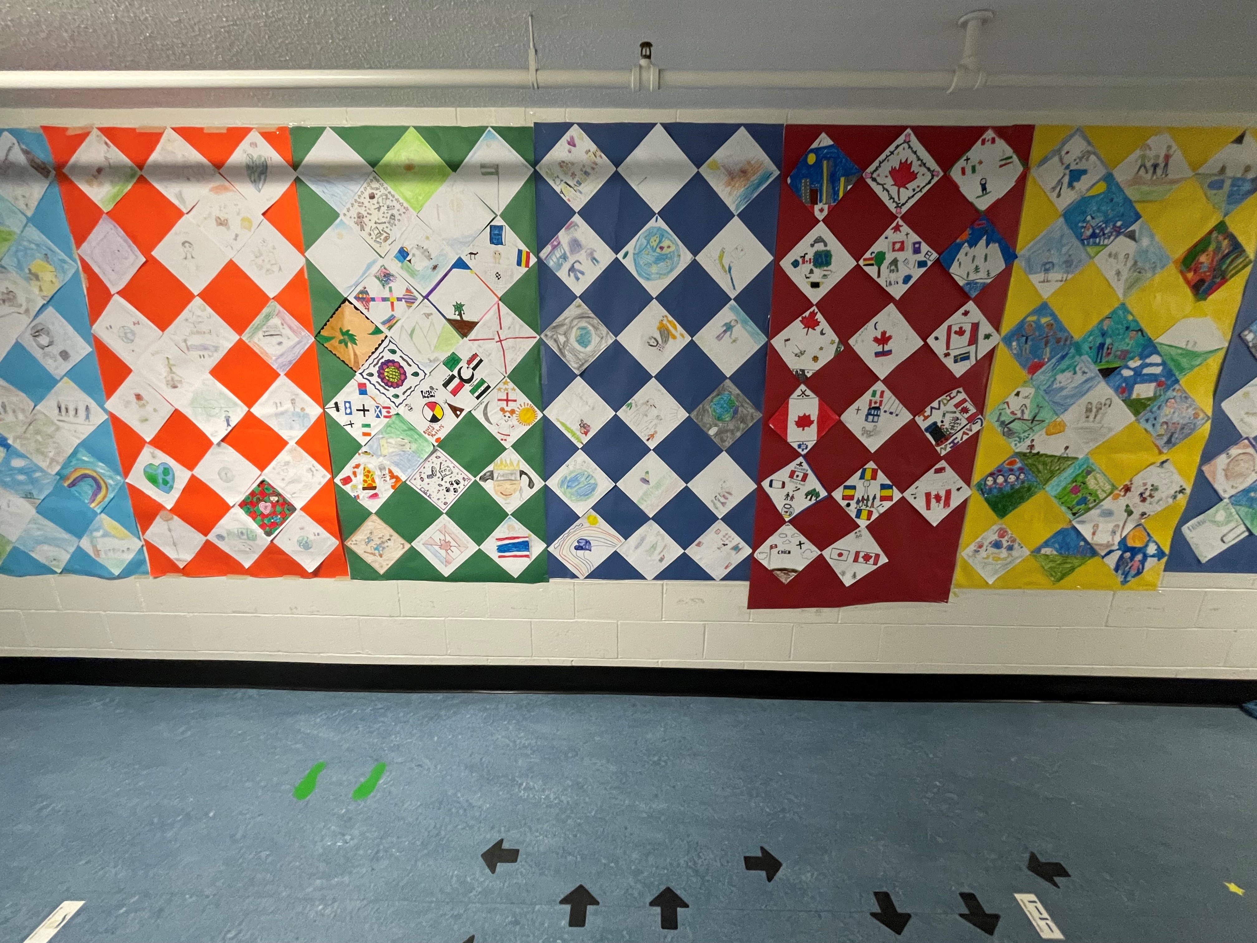 Our Mary Hill Belonging Quilt is slowly taking shape
