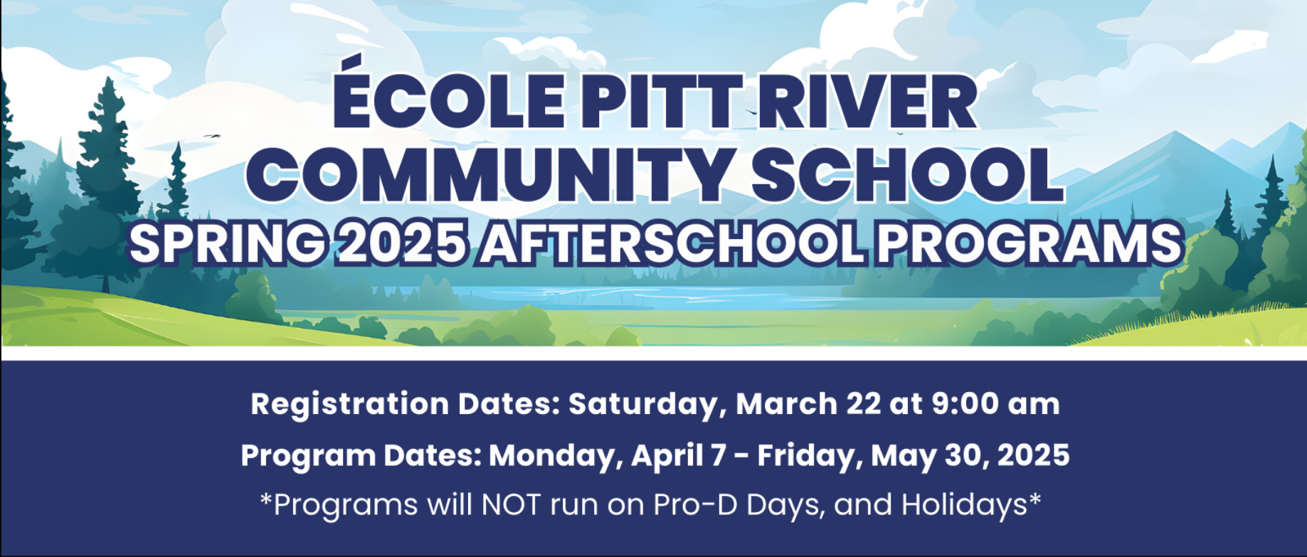 Spring Afterschool Programs