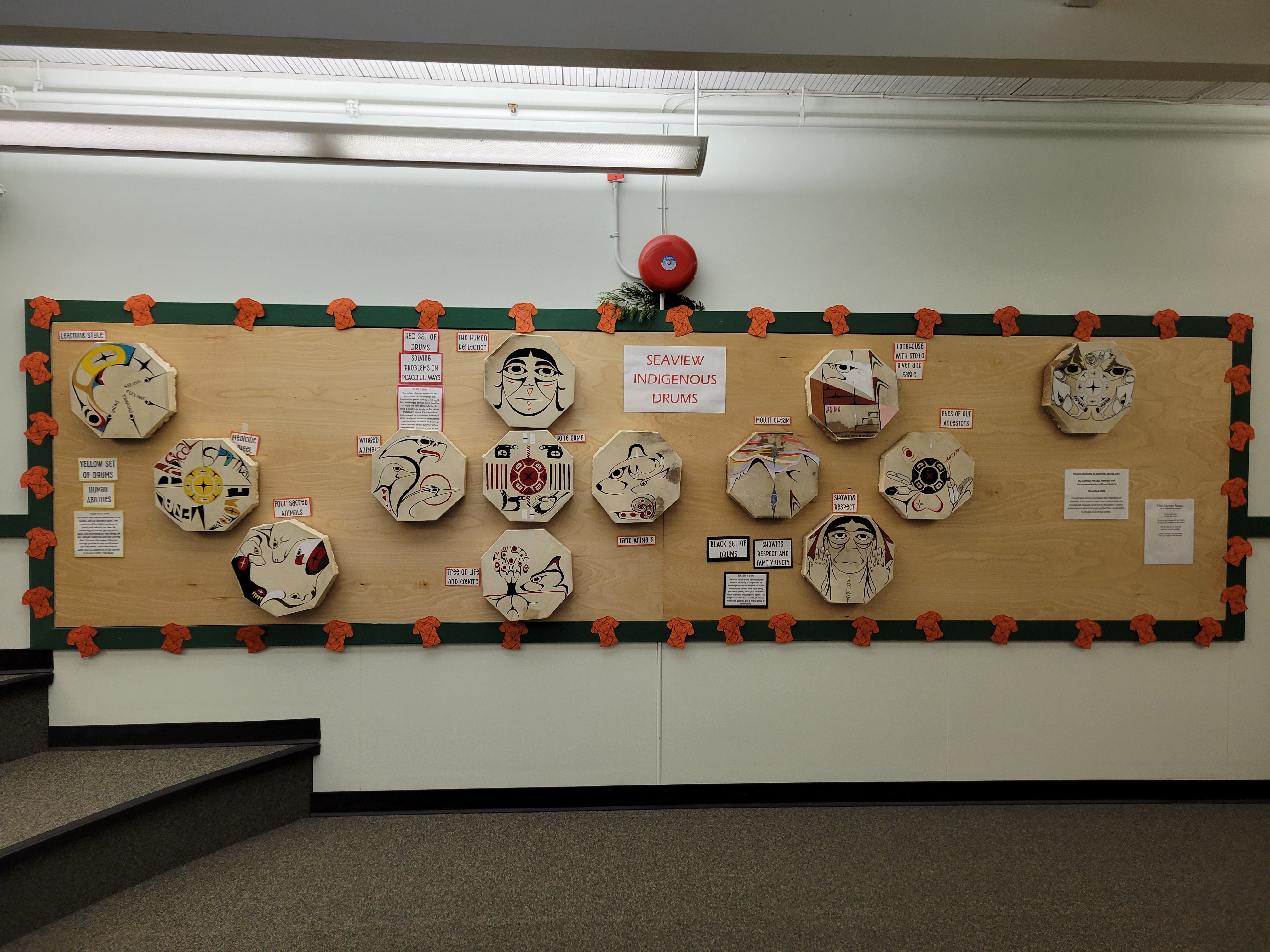 Indigenous Drum Wall  December 2025