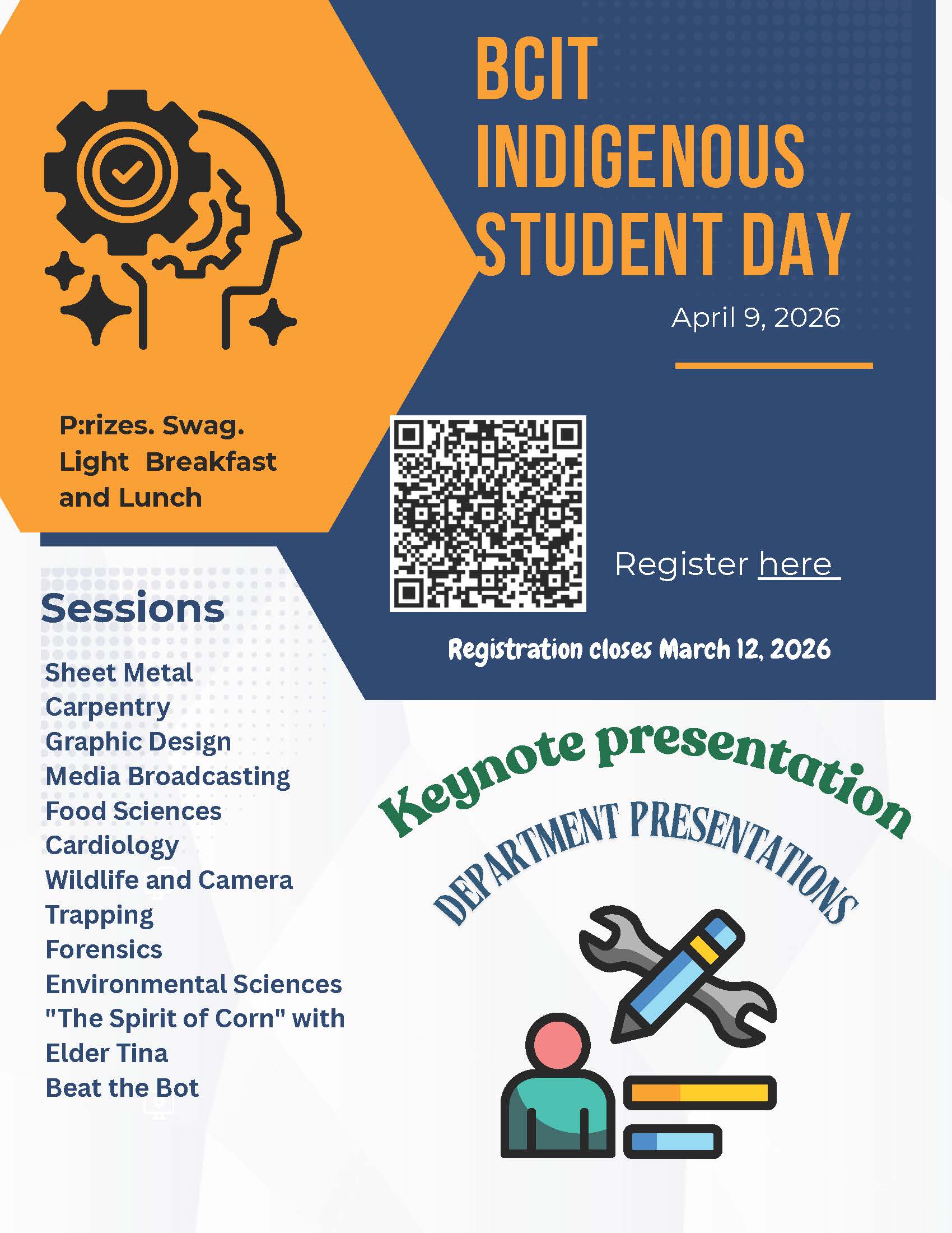 BCIT Indigenous Student Day on April 9th