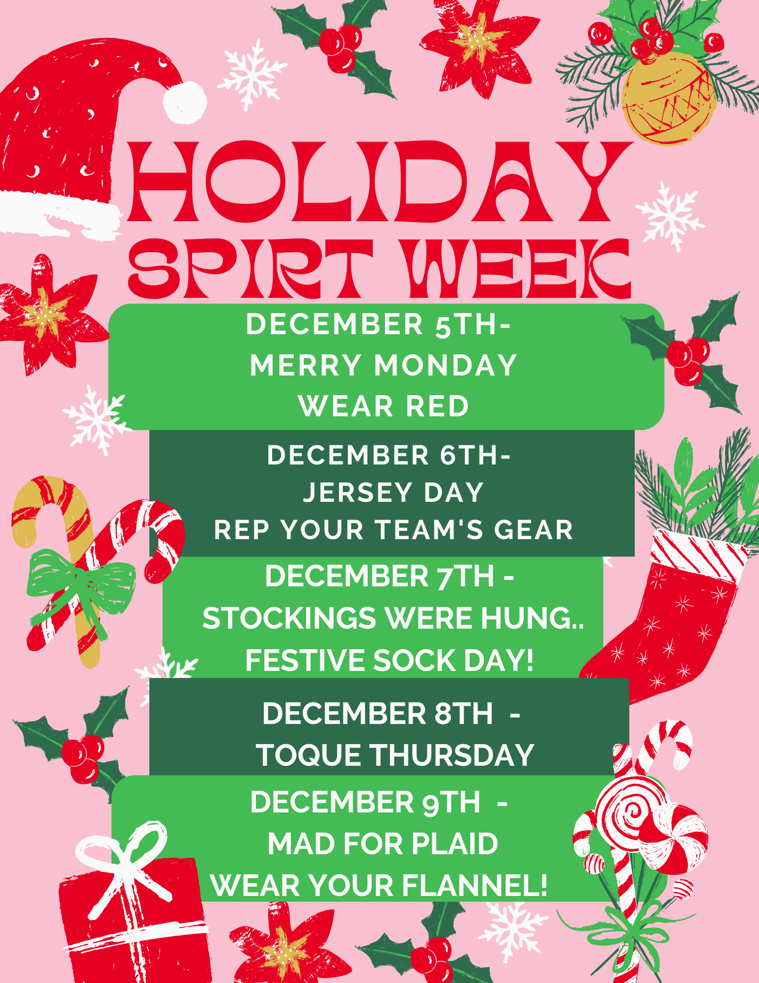 Spirit Month - Week 2!