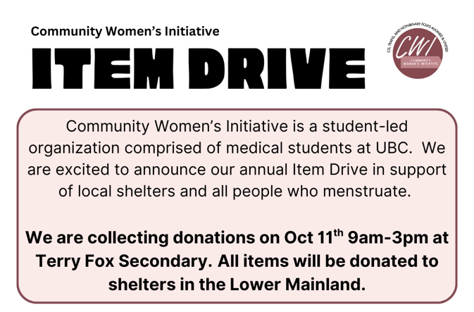 CWI Item Drive
