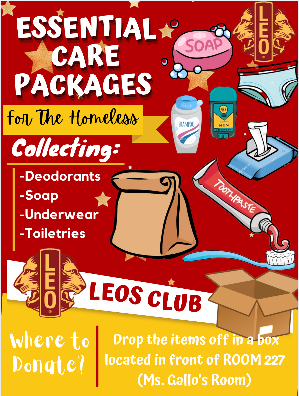 LEOS Club Christmas Care Packages