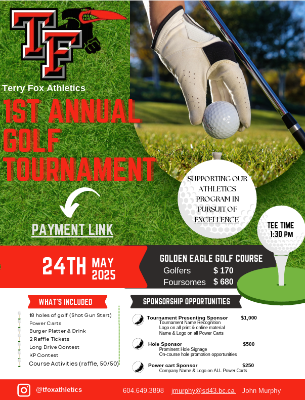 TFSS Athletics Golf Tournament