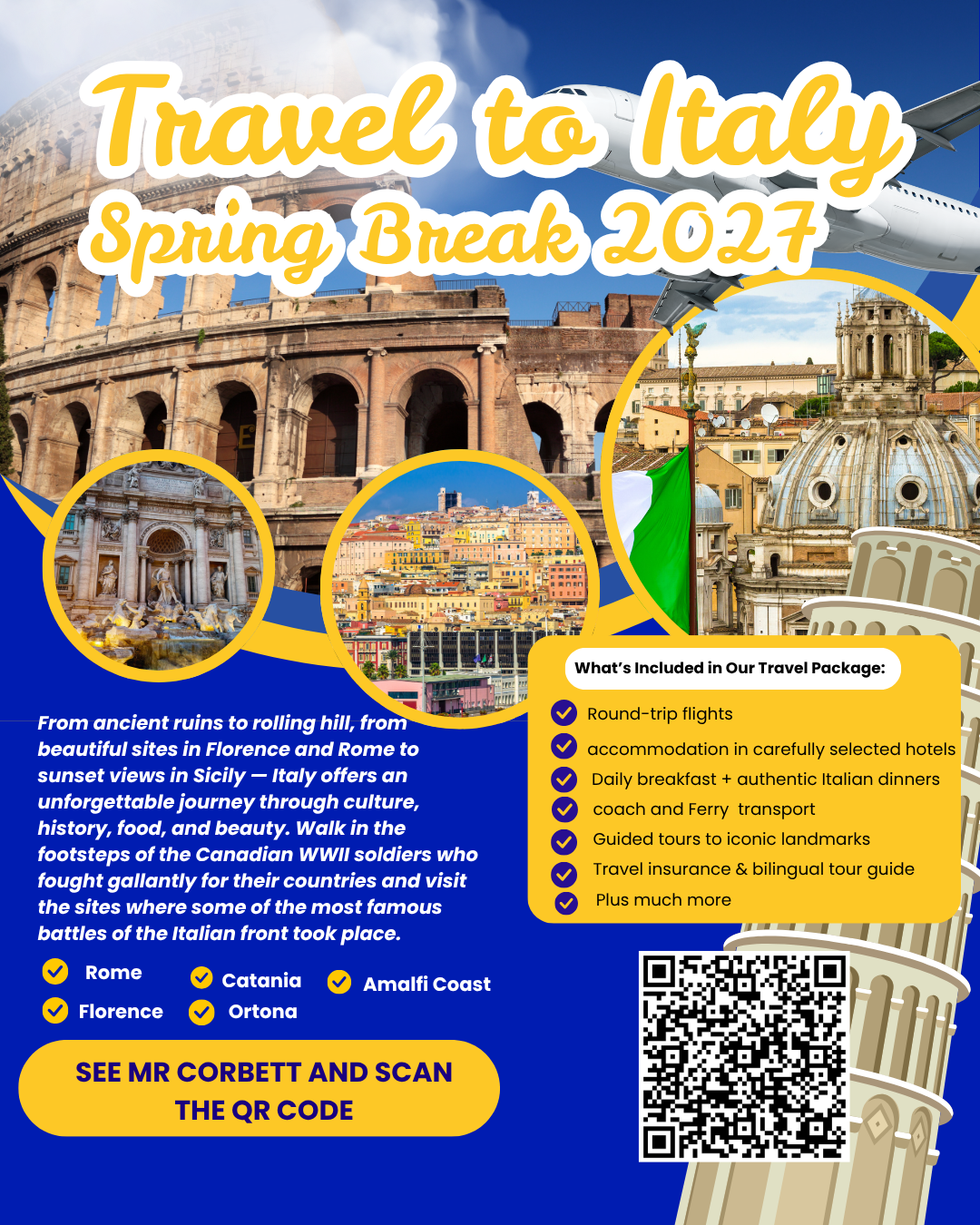 Spring Break 2027: Italy Awaits!
