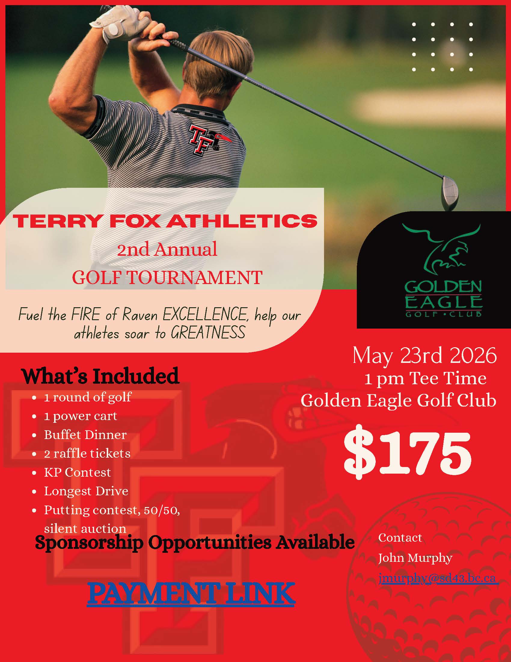 Terry Fox Athletics Golf Tournament